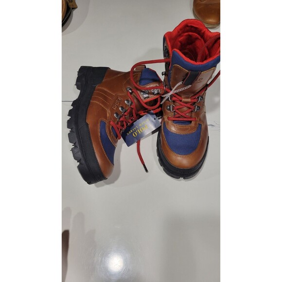 NEW Polo Ralph Lauren Boot Mens US Size 7.5DOslo LeatherOxford Tactical Boot